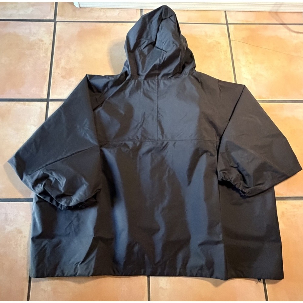 NWT Yeezy Gap Engineered By Balenciaga Large Black Magnet Closed Parka Jacket